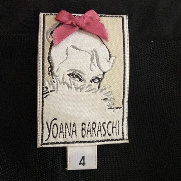 Yoana Baraschi Black Red Silk Blend Statement Bodycon Cocktail Dress 3269 - Picture 6 of 9